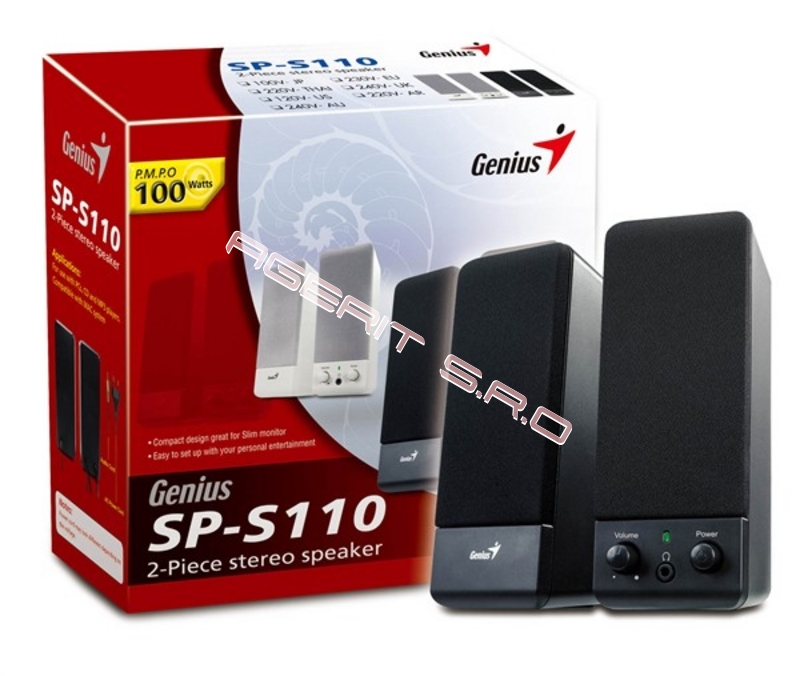 Reproduktory - GENIUS repro SP-S110, Black